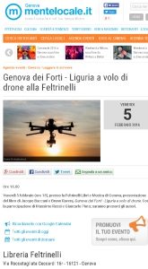 Genova dei Forti - Liguria a volo di drone alla Feltrinelli