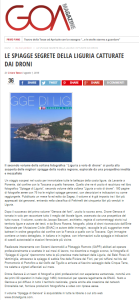 Spiagge di Liguria su Goa Magazine