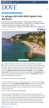 Articolo del Corriere della Sera su Spiagge di Liguria