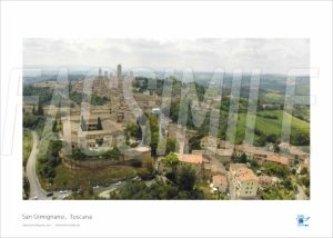 Poster San Gimignano, 30x40 cm