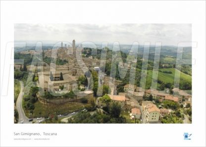 Poster San Gimignano, 30x40 cm