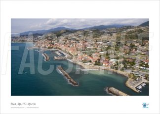 Poster Riva Ligure 1, 30x40 cm